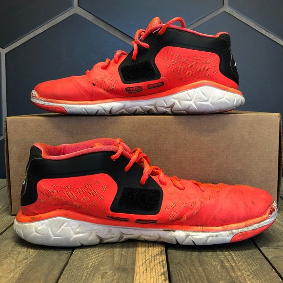 ~Used W/O Box! Air Jordan Flight Flex Trainer 2 Infrared Red Sneakers Size 8 - Picture 2 of 6